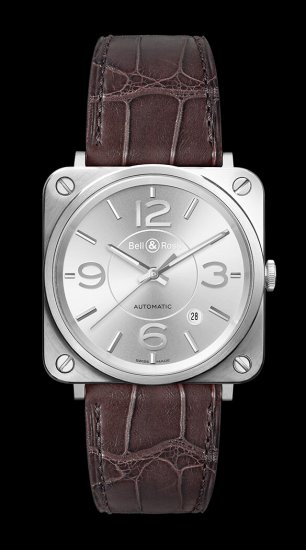 Bell & Ross BR S OFFICER SILVER - Cliquez sur l'image pour la fermer