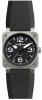 Réplique automatique de Bell & Ross BR acier Hommes BR 03-92 NEW STEEL Montre