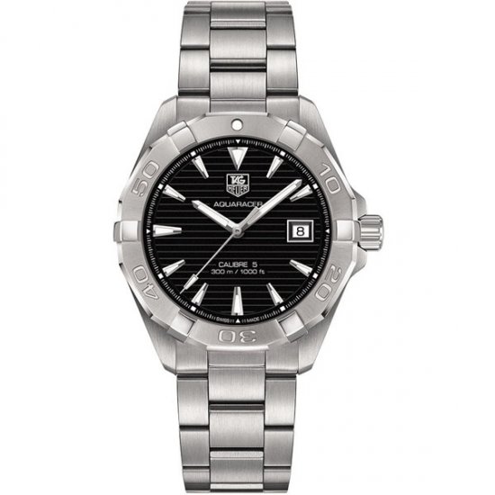 TAG Heuer Aquaracer Replique Noir Dial Acier inoxydable WAY2110.BA0928 - Cliquez sur l'image pour la fermer