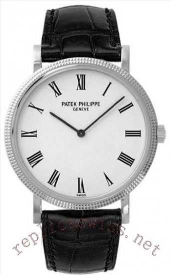 Réplique Patek Philippe Calatrava en or blanc Homme 5120G Montre - Cliquez sur l'image pour la fermer