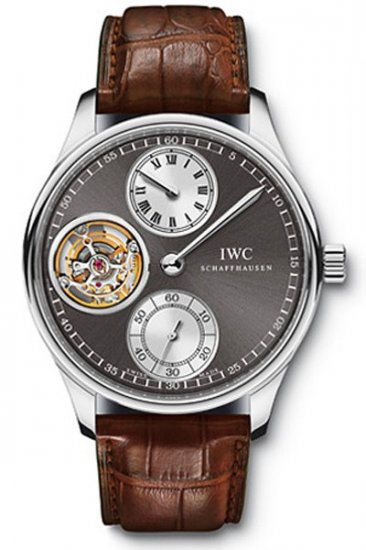 Réplique IWC Portuguese Regulator Tourbillon Blanc or IW544603 Montre - Cliquez sur l'image pour la fermer