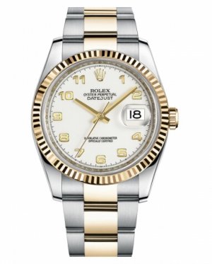 Réplique Rolex Datejust 36mm acier et or blanc Dial 116233 WAO Montre