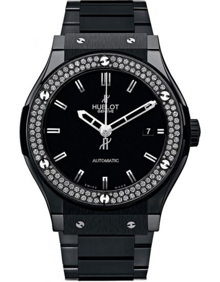 Hublot Classic Fusion black Magic Diamants 511.CM.1170.CM.1104 - Cliquez sur l'image pour la fermer