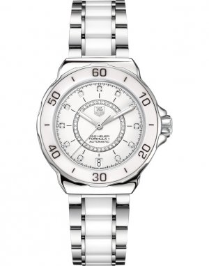 Tag Heuer Formula 1 Ladies acier et ceramique Diamond montre dia