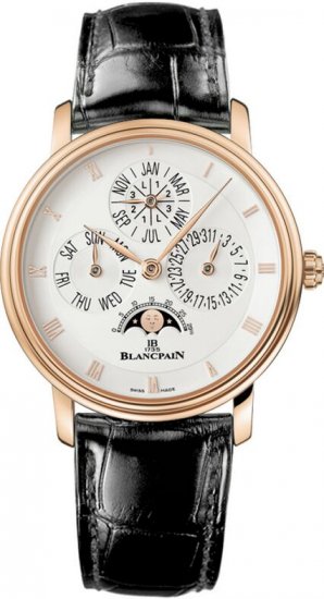 Réplique Blancpain Villeret Perpetual Calendar - 38mm hommes 6057-3642-53B Montre - Cliquez sur l'image pour la fermer