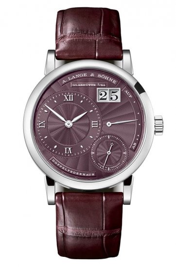 Copie de A. Lange & Sohne Kleine Lange 1 blanc/violet 181.039 - Cliquez sur l'image pour la fermer