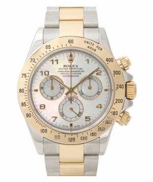 Rolex Daytona en acier et or cadran MOP