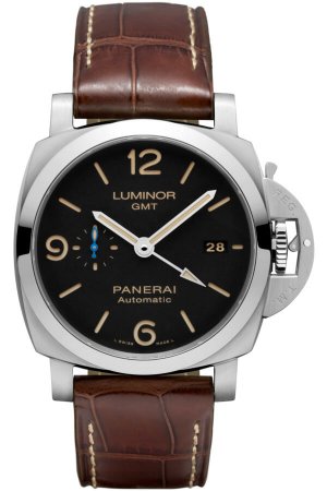 Copie de Panerai Luminor 1950 3 Jours GMT Acciaio 44mm PAM01320