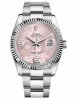 Réplique Rolex Datejust en acier de 36mm floral rose Dial bracelet Oyster 116234 PFAO Montre