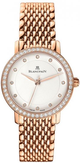 Réplique Blancpain Villeret Ultra Slim dames Automatique 29mm 6102-2987A-MMB Montre - Cliquez sur l'image pour la fermer