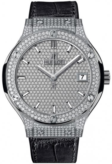 Hublot Classic Fusion titane Full Pave 38mm 565.NX.9010.LR.1704 - Cliquez sur l'image pour la fermer