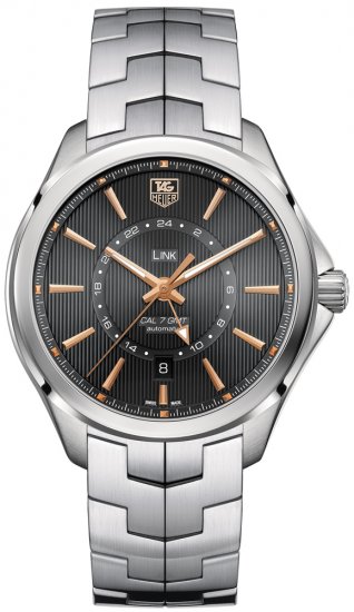 Réplique TAG Heuer Link Calibre 7 GMT Automatique 42 mm WAT201C.BA0951 Montre - Cliquez sur l'image pour la fermer