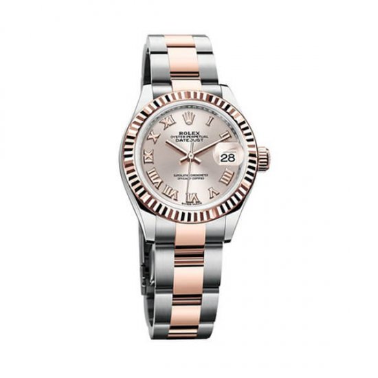 Rolex Dame Datejust Sundust Dial 279171 Acier et 18K Everose Gold Oyster - Cliquez sur l'image pour la fermer