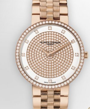 Réplique Vacheron Constantin Patrimony Traditionnelle gold bracelet81576/ Montre