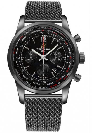 Breitling Transocean Unitime Montre d'Aviateur - Cliquez sur l'image pour la fermer