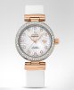 Réplique Omega De Ville Ladymatic Rose or acier Case Diamond 425.27.34.20.55.001 Montre