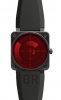 Réplique Radar Red Bell & Ross 46mm hommes automatiques BR 01 RED RADAR Montre