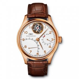 Réplique IWC Portuguese Tourbillon Mystere Rose or IW504402 Montre