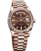 Réplique Rolex Oyster Perpetual Date Jour 40 228235 Chocolat Dia Montre