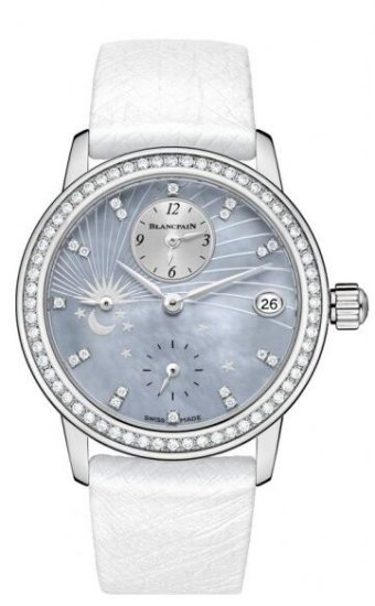 Réplique Blancpain femmes Double Fuseau Horaire 34.00 mm 3760-1954L-95A Montre - Cliquez sur l'image pour la fermer