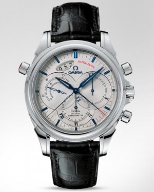 Réplique Omega De Ville Co-Axial Rattrapante hommes 4847.30.31 Montre