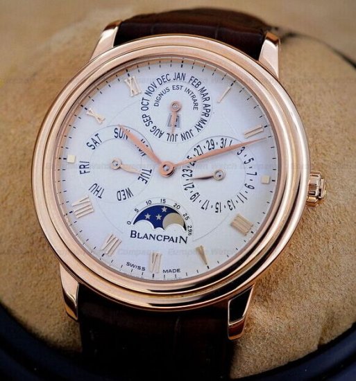 Réplique Blancpain Villeret Perpetual Calendar hommes 6056-3642A-55 Montre - Cliquez sur l'image pour la fermer