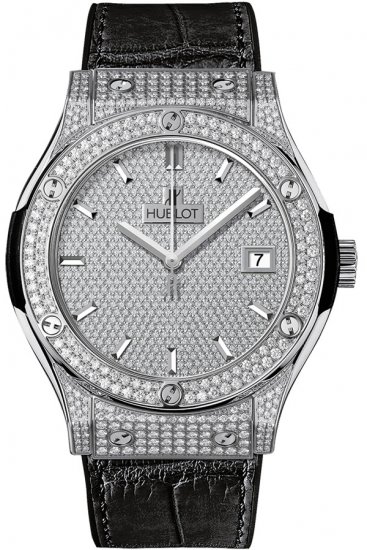 Hublot Classic Fusion automatique titane 45mm 511.NX.9010.LR.170 - Cliquez sur l'image pour la fermer