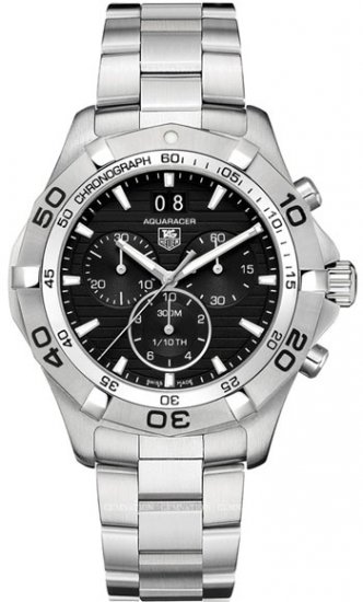 Tag Heuer Aquaracer Chronographe Grande Date 43 mm - Cliquez sur l'image pour la fermer