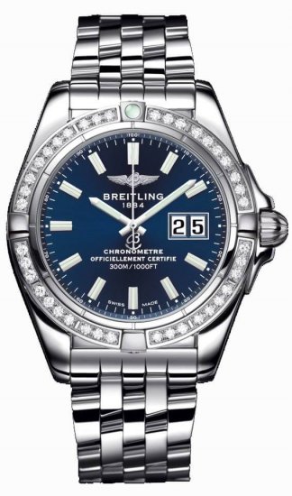 Breitling Galactic 41 A49350LA/C929/366A Acier inoxydable Montre - Cliquez sur l'image pour la fermer