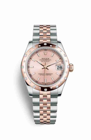 Copie de Rolex Datejust 31 Everose Roles 18 ct Everose 178341 - Cliquez sur l'image pour la fermer