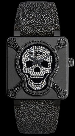 Bell & Ross BR 01 SKULL 415 - Cliquez sur l'image pour la fermer