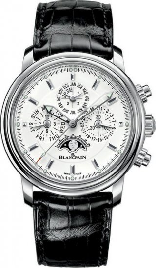 Blancpain Leman Flyback Quantieme Perpetuel Chrono 40mm - Cliquez sur l'image pour la fermer