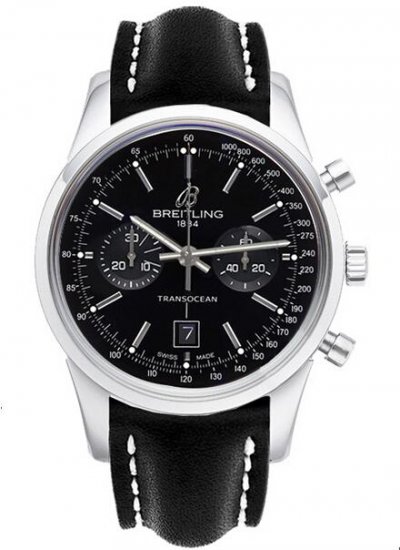 Breitling Transocean Chronographe 38 Montre - Cliquez sur l'image pour la fermer