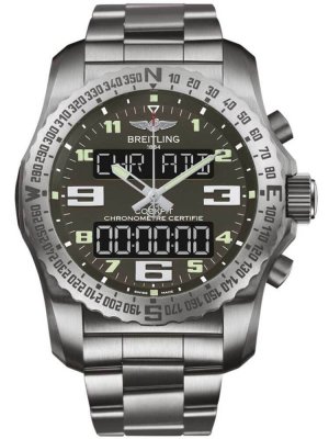 Breitling Professional Quartz Titanium Gris Dial hommes EB5010B1/M532/176E Montre