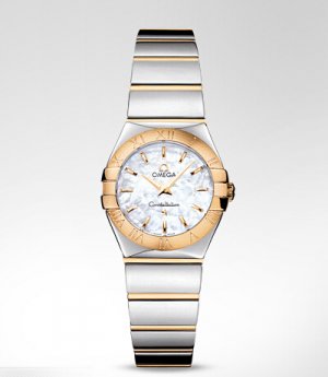 Omega Constellation poli Quartz 123.20.24.60.05.004 Montre Repli