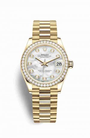 Copie de Rolex Datejust 31 jaune 18 ct 278288RBR