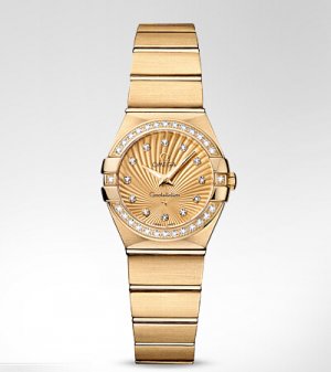 Omega Constellation Brushed 24mm 123.55.24.60.58.001 Montre Repl