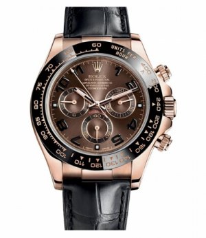 Rolex Daytona en or rose cadran brun chocolat