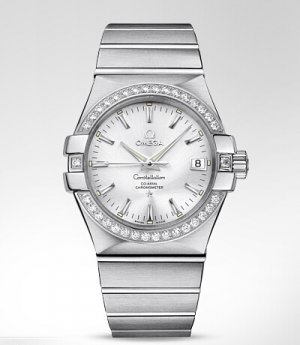 Omega Constellation Chronometer 123.15.35.20.02.001 Montre Repli