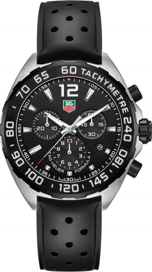 TAG Heuer Formula 1 Chronographe Noir Dial Noir Rubber CAZ1110.FT8023