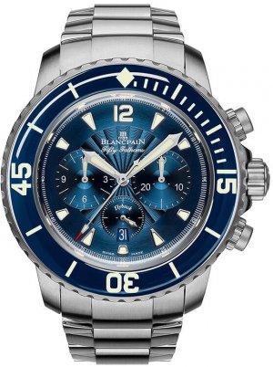 Réplique Blancpain Fifty Fathoms Flyback Chronograph Hommes 5085FB-1140-71B Montre