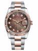 Réplique Rolex Datejust 36mm acier et or rose fonce cadran MOP 116231 DKMDO Montre