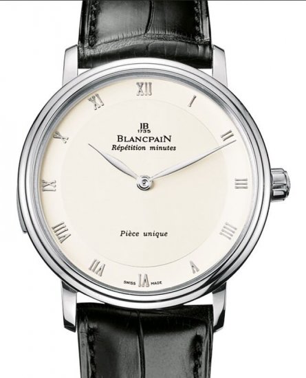 Réplique Blancpain Villeret Minute Repeater hommes 6033-1542-55 Montre - Cliquez sur l'image pour la fermer