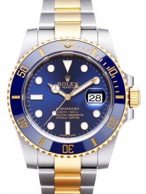 Réplique Rolex Submariner acier et or bleu Dial 116613LB Montre