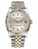 Réplique Rolex Datejust 36mm acier et Jaune or Argent Dial 116233 SDJ Montre