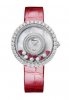 Copie de Chopard Happy Blanc 18K Rubis et Dames 204445-1006