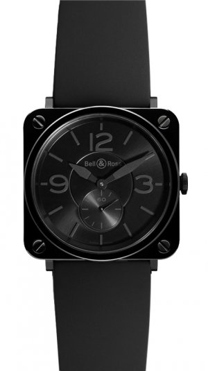 Réplique Ceramique Noire Phantom Bell & Ross Quartz 39mm Ceramique F BR S BLACK CERAMIC PHANTOM Montre