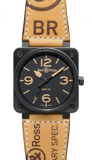 Réplique Patrimoine Bell & Ross 46mm hommes automatiques BR 01-92 HERITAGE Montre - Cliquez sur l'image pour la fermer