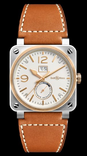 Bell & Ross BR 03-90 ACIER & or rose - Cliquez sur l'image pour la fermer