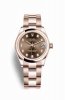 Copie de Rolex Datejust 31 Everose 278245 Set chocolat Cadran